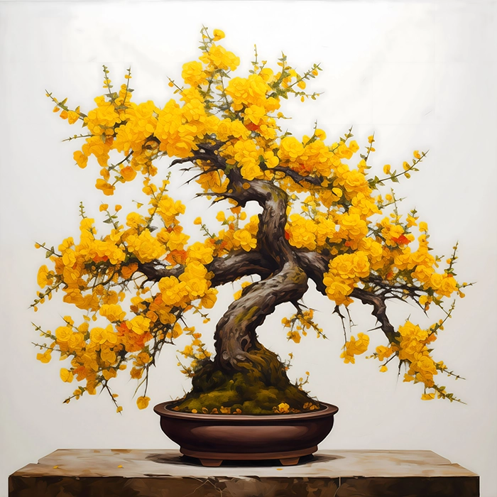 Cây Mai Vàng Bonsai Tỏa Sắc Xuân