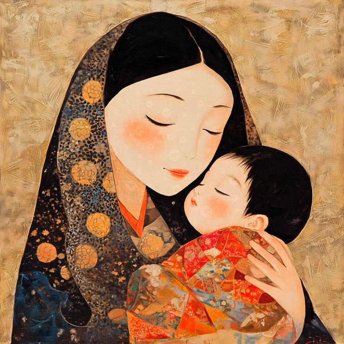Tranh Mẹ và Con
