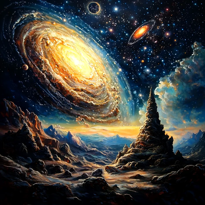 Tranh Vũ Trụ Huyền Ảo