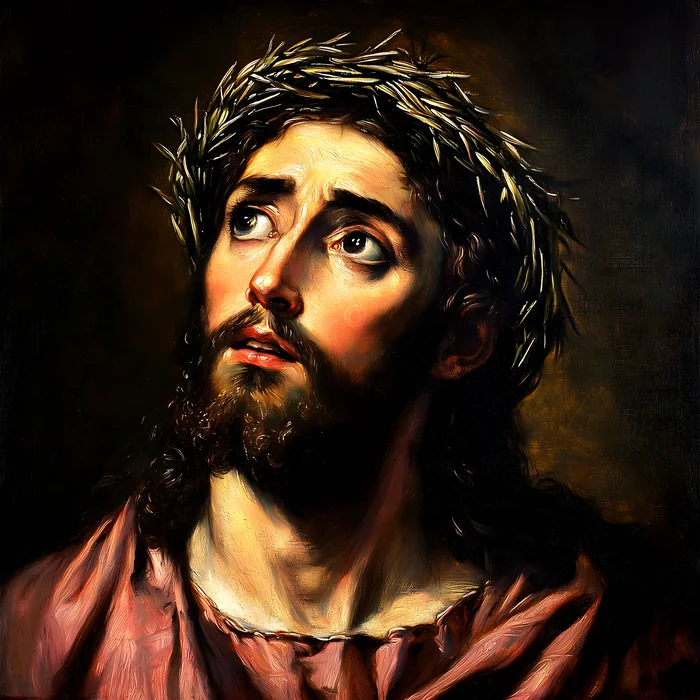 Chân dung Chúa Jesus đội mão gai