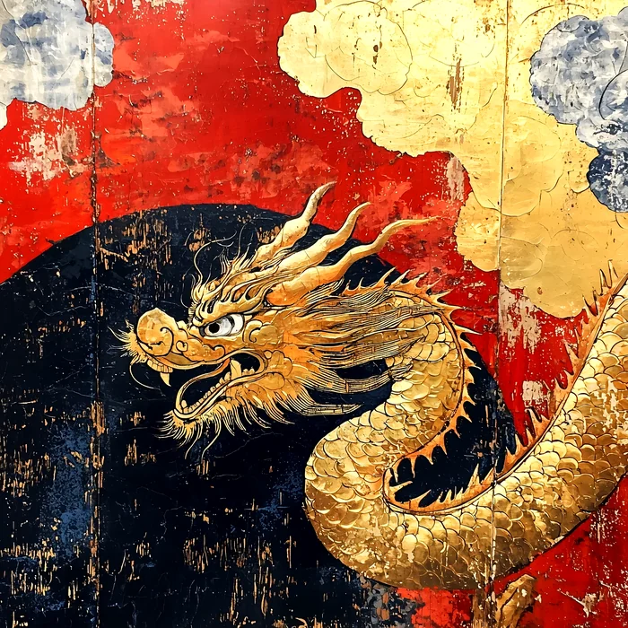 Tranh Rồng Vàng Truyền Thống Đông Á