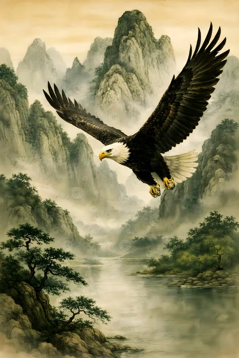 Đại bàng tung cánh trên núi sông mơ mộng